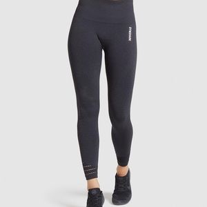 Gymshark Origin Seamless Leggings - Black Marl